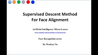 Full Supervised Descent Method for Face Alignment News
