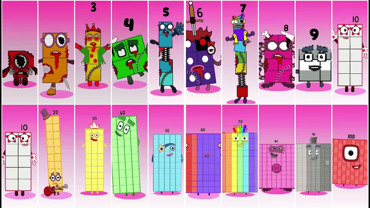 Incredibox Numberblocks 1VS100 | Compilation Incredibox #sprunki#numberblocks #incredibox