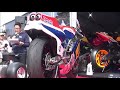 フレディ・スペンサーのNS500　エンジン始動