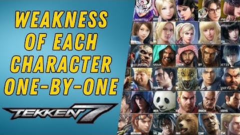 New To Tekken? This Is The  All WEAKNESSES Of Every Character  In The Game!