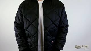 Dickies Men's 61242 Diamond Quilted Nylon Jacket