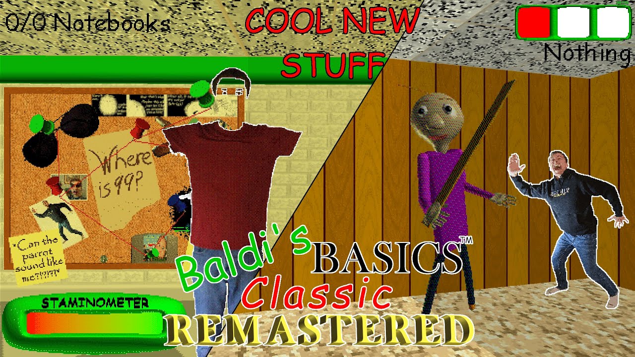 Baldis basics remastered читы