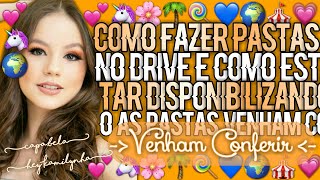 💗🦄 Como Fazer Pastas No Drive E Como Disponibilizar Venham Conferir 💗🦄 screenshot 1