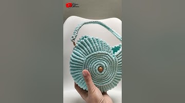 Macrame Shell Bag Tutorial | Macrame Seashell - Shoulder Bag