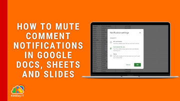 How to mute comment notifications in Google Docs, Sheets and Slides