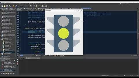 Semáforo programado en Java con Hilos y Temporizador.