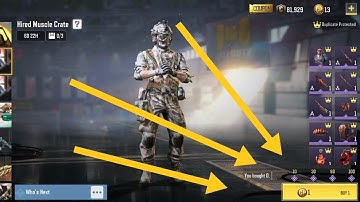 1 CP ONLY?? 😳😳 HIRED MUSCLE CRATE CALL OF DUTY MOBILE