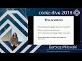Why algebraic data types are important - Bartosz Milewski - code::dive 2018