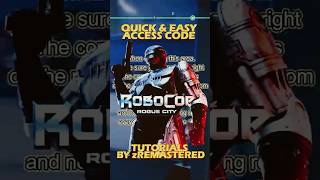 How to get Access Code Quick and Easy #gaming #robocoproguecity