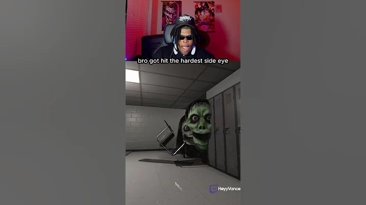 bombastic side eye 😂 (Twitch/YT: HeyyVance) #theclassrooms #horrorgaming