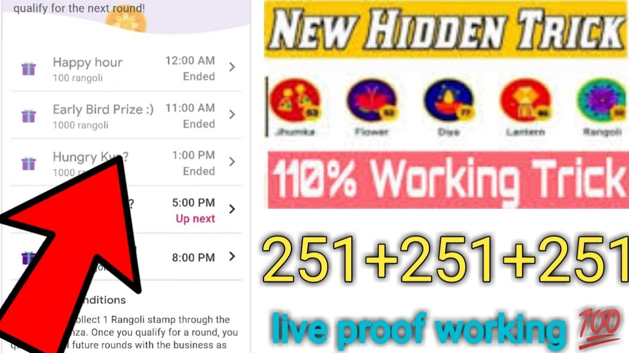 Rangoli Bonaza offer !! Rangoli 100% working tricks ! Google play Rangoli ! live proof
