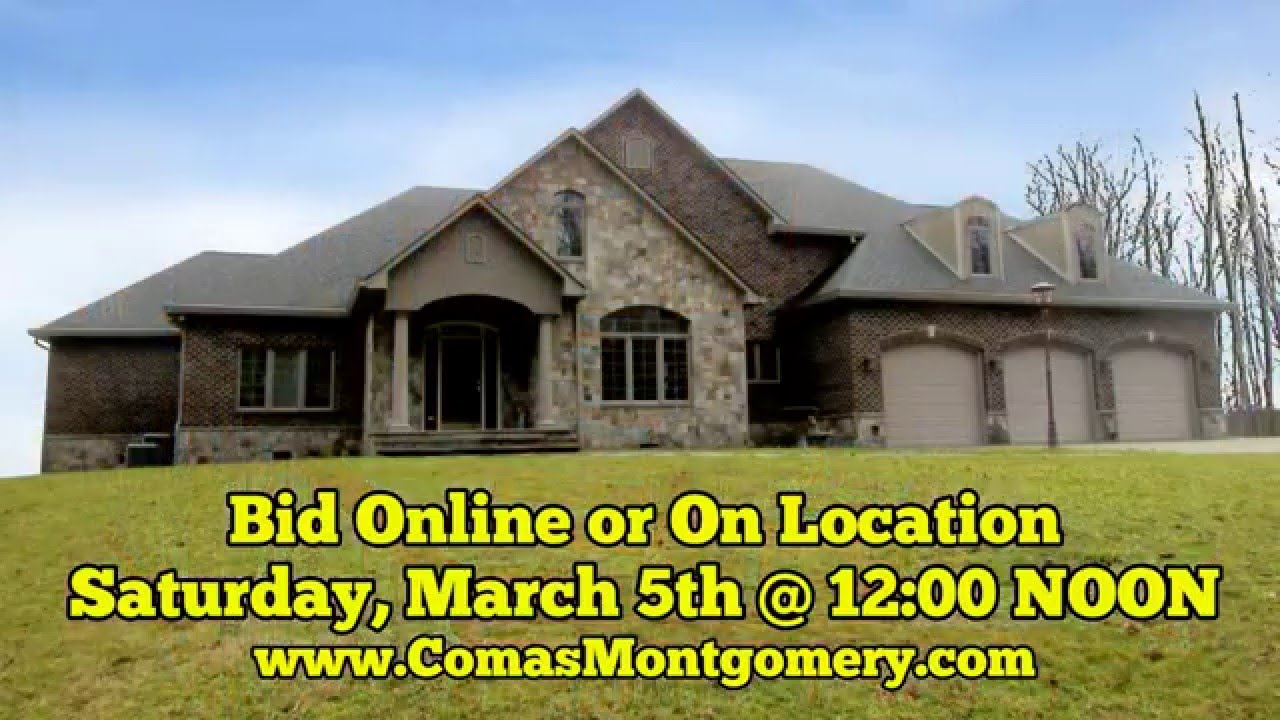 AUCTION March 5th, 2016 featuring Beautiful Custom Built Home with