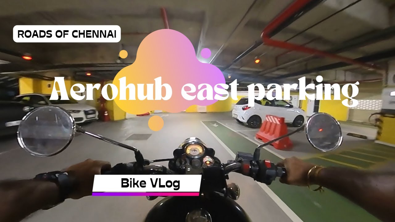 Bike view of Chennai city - Aerohub East - Airport - Chennai - Night view| 2k