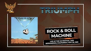 Triumph - Rock & Roll Machine (Official Audio) - LIVE at the US Festival, 1983