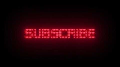 Subscribe, Button, Social |Free : HD |  Screen Animation | 3D Video Play