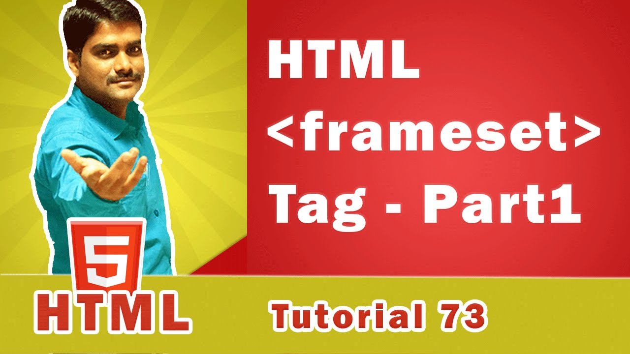 frame html  Update  HTML Tutorial 73 - HTML frameset tag | HTML frame tag - Part 1