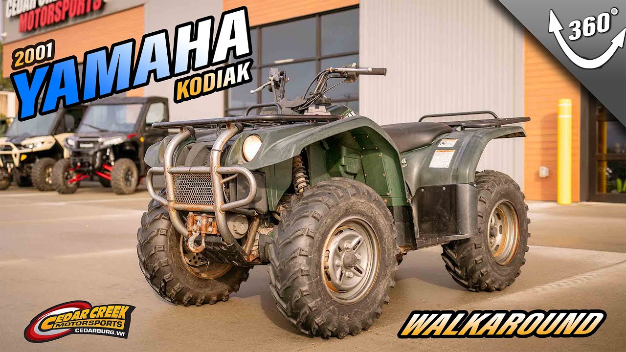 Walkaround | 2001 YAMAHA KODIAK - YouTube