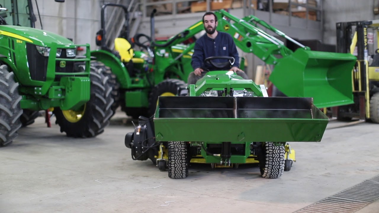 Little Buck Loader on a John Deere x758 YouTube