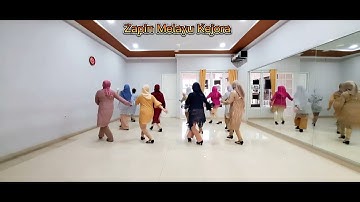 Zapin Melayu Kejora - Line Dance - Choreo by Asbar Kaltim (INA) - Demo by Dede Holis & Kiyana