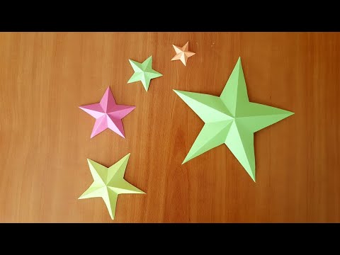 Video: 3D Folyo Yıldız Nasıl Yapılır