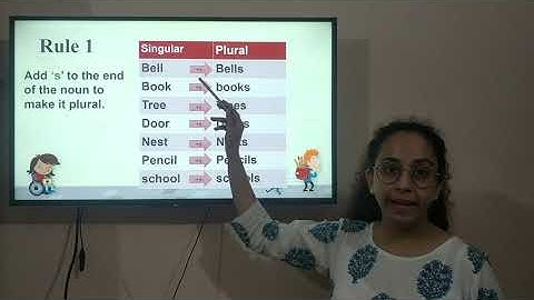 Class 2 - English Grammar - Singular and Plural Nouns - Part 1