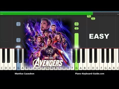 Avengers: Endgame - Portals Easy Piano Tutorial