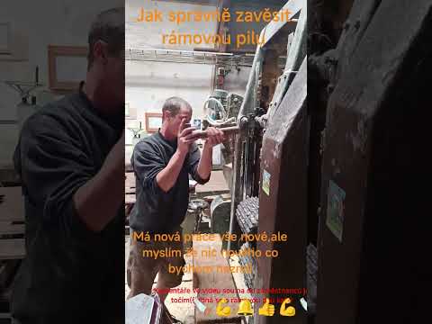 Jak správně zavěsit rámovou pilu (katr)💪🪚🔔👍💪
