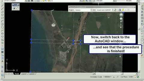 How-To with Plex.Earth: Import series of color images from Google Earth in AutoCAD