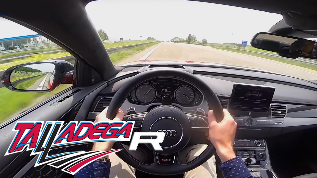 Audi S8 Talladega R MTM 802 HP Acceleration Sound 316 km/h BRUTAL! POV on AUTOBAHN!
