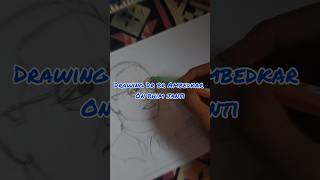 Drawing DR BR AMBEDKAR ON BHIM JAYANTI 💙💙#art #14april