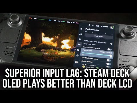 Steam Deck OLED Plays Better Than Steam Deck LCD: Big Input Lag Reductions