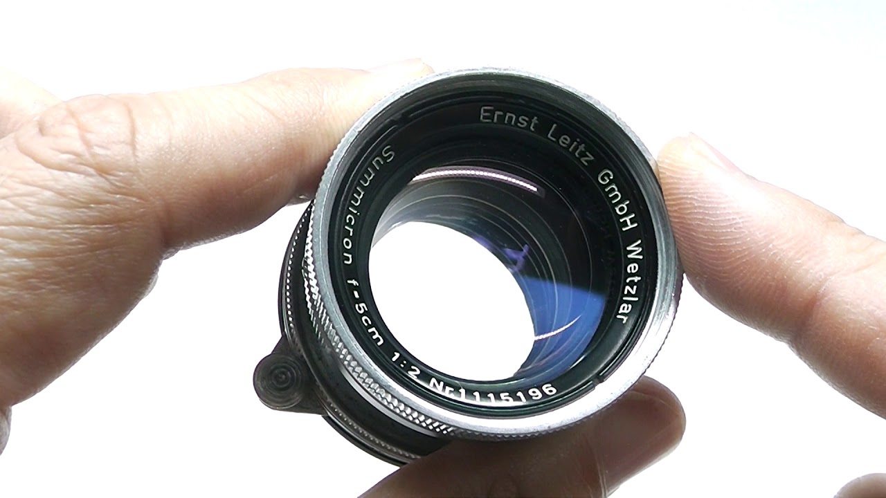 LEICA ライカ Summicron ズミクロン 50mmF2 沈胴 L 1953年製（山崎光学