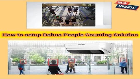 How To Setup People Counting Camera | Dahua CCTV & NVR Configuration |