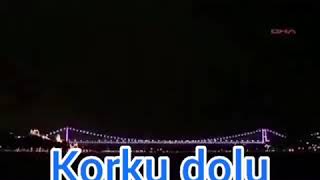 Canlı yayın korku dolu anlar
