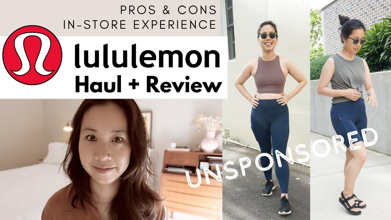 lululemon REVIEW & TRY-ON  Align Shorts, Cotton Tank, Softstreme Crew Fast  & Free Tight 