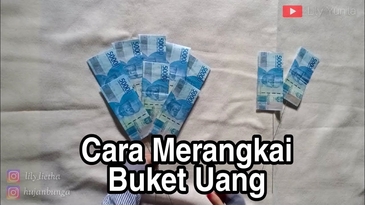 Tutorial Merangkai Buket Uang 