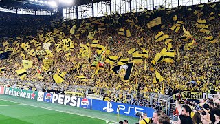 Borussia Dortmund Südtribüne TRIUMPHMARSCH I Champions League Halbfinale 2024 vs. PSG