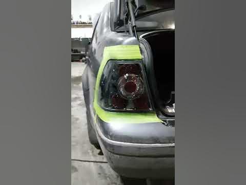 tail light spray tint - YouTube