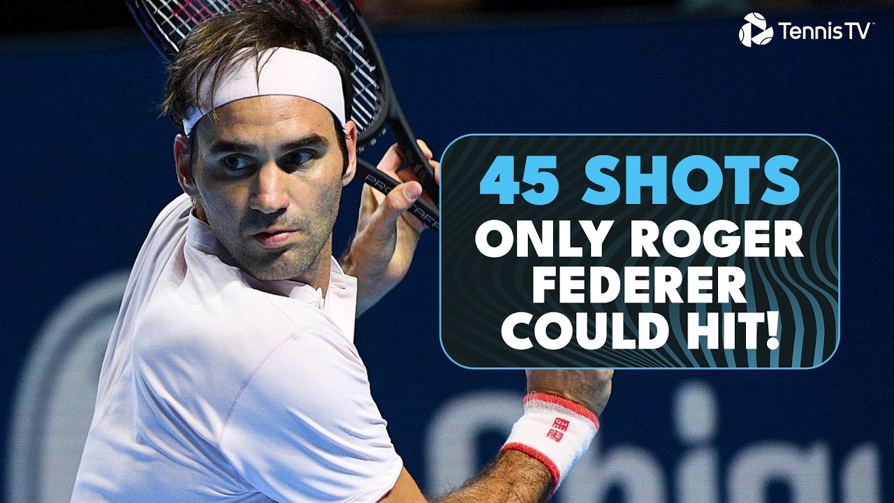 45 Shots ONLY Roger Federer Could Hit 🤯