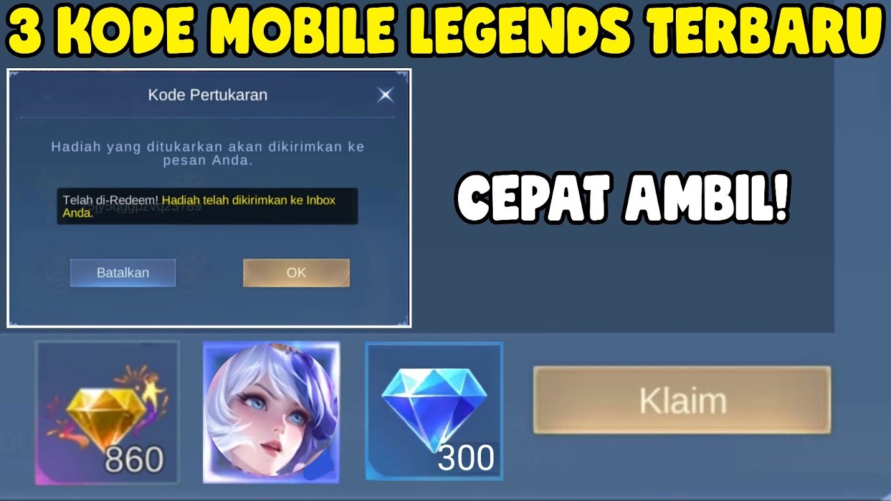 3 KODE REDEEM MOBILE LEGENDS TERBARU - KODE REDEEM ML HARI INI NOVEMBER ...