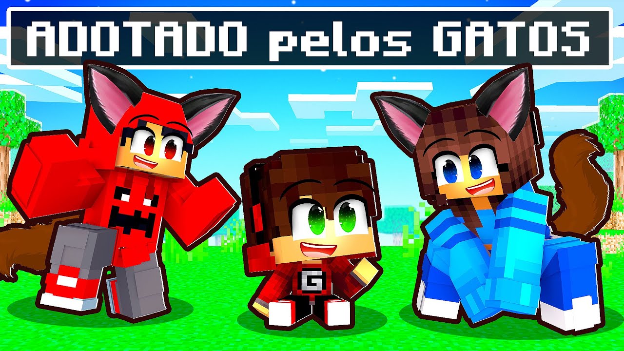 GUIHH foi ADOTADO pelos GATOS no Minecraft