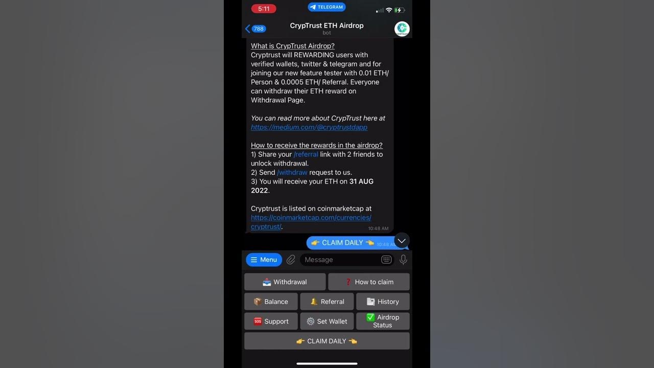 ⚠️ETH Airdrop⚠️