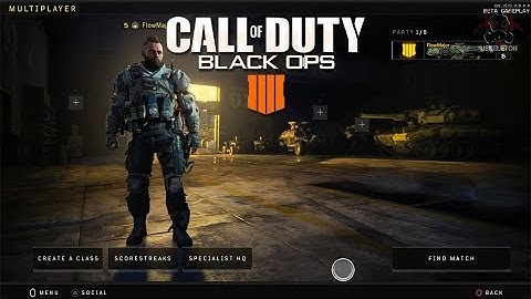 Call of Duty: Black Ops 4 Beta - Complete Look At Customization & Menus!