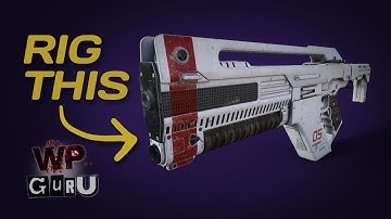 Rigging the Sight Piece - Rifle Rigging in Daz Studio, Part 3