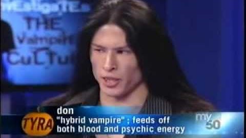 Tyra Banks The Vampire Culture-Part 2