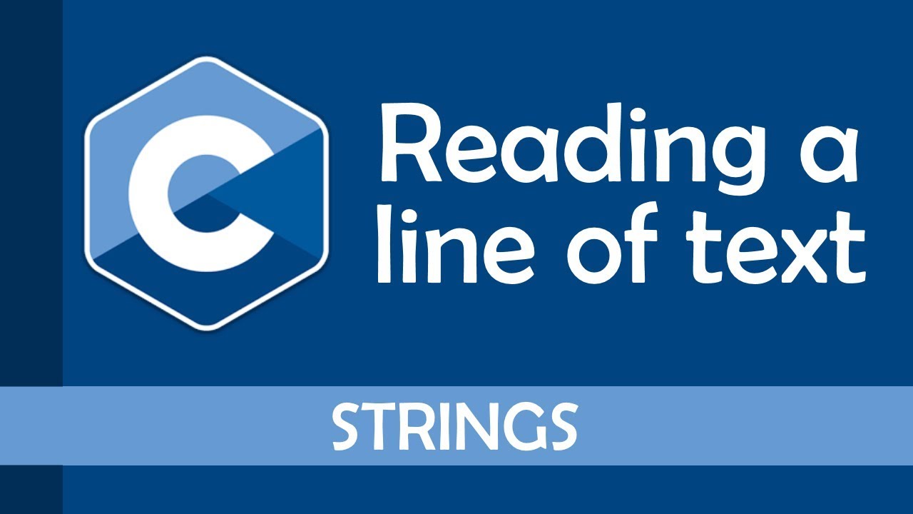 How To Read A Line Of Text In C