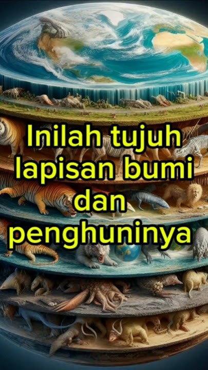 Inilah tujuh lapisan bumi dan penghuninya #faktaislami  #infoislami #amazingfacts #kisahislami