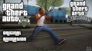 Gta 5 Animation Mod For Gta San Andreas Android [1MB] | Gta V Original Animation For Gta Sa Android