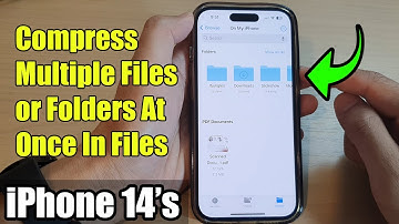 iPhone 14/14 Pro Max: How to Compress Multiple Files or Folders At Once In Files