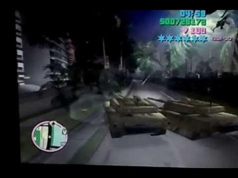 Gta Vice City Polis Aranma Seviyesi 6 Yıldız.  YouTube